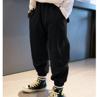 Ancient Energy boys' footwear overalls trousers for middle and older children, shown in a casual style with adjustable straps and pockets.
