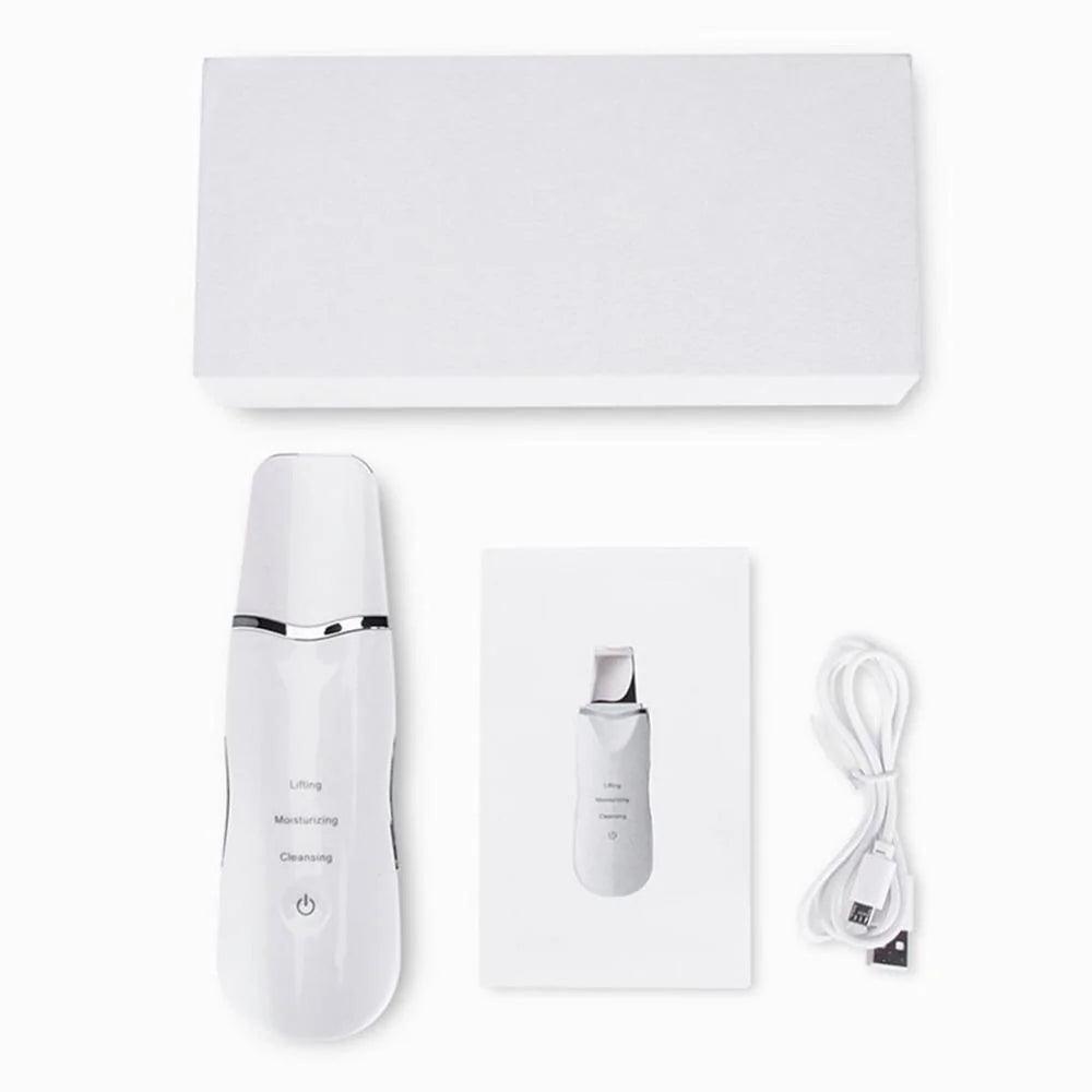 Ultrasonic Skin Scrubber Cleanser Deep Face Cleaning - MANDOTOS