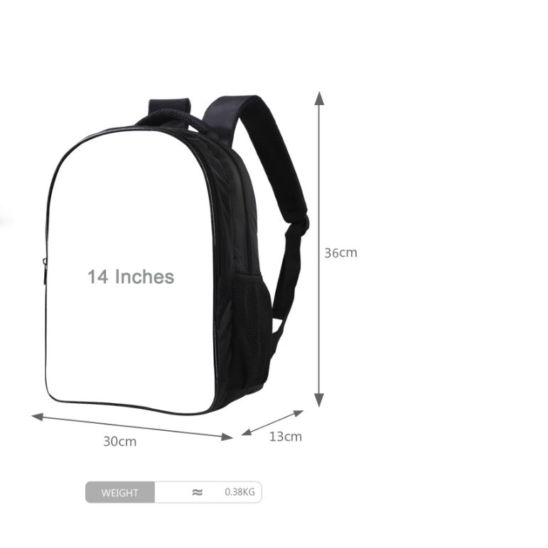 Lightweight primary school kindergarten backpack by Ancient Energy with shoulder straps, designed for young children.