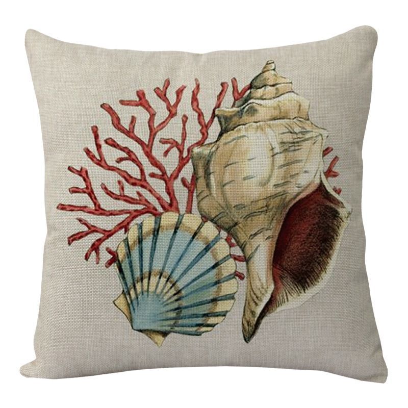 Cushion Covers Sea Turtle Printed Throw Pillow Cases For Home Decor Sofa Chair Seat - MANDOTOS