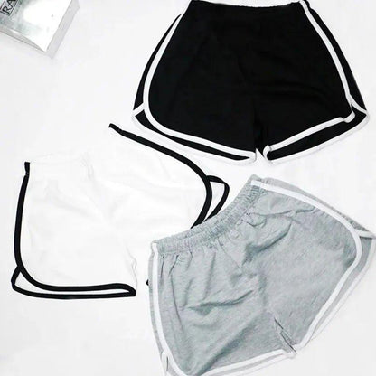 Elastic Shorts for Women, Loose Fitting, Quick Drying, Summer Thin Running, Fitness, Leisure, and Anti External Wear. Instagram - MANDOTOS