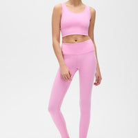 Elastique Athletics Rise Leggings in Vie en Rose color, high-waisted bottoms with a snug fit and stretchy fabric for active wear.
