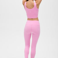 Elastique Athletics Rise Leggings in Vie en Rose, stylish women's bottoms with a comfortable fit and vibrant pink color.