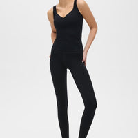 Elastique Athletics Iconic MicroPerle Tank top in lightweight fabric, shown in a close-up view.