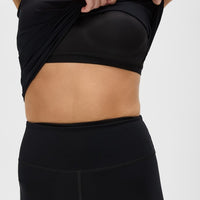 Elastique Athletics Iconic MicroPerle Tank top in a fitted style, with a scoop neckline and microperle fabric detail.
