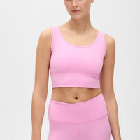 Elastique Athletics Rise Bra from Vie en Rose, a stylish pink sports top with breathable fabric and supportive fit.