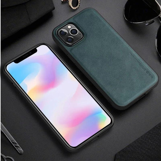 Elegant Leather iPhone Shield - MANDOTOS