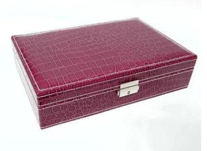 Elegant Leather Vanity Case - MANDOTOS