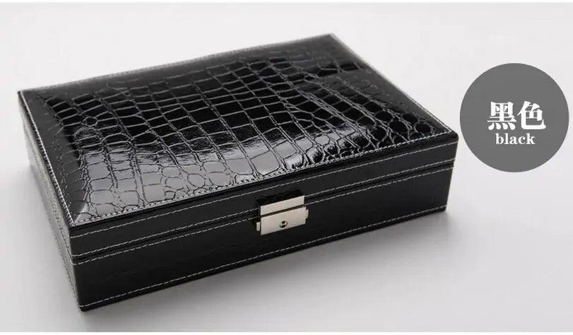 Elegant Leather Vanity Case - MANDOTOS