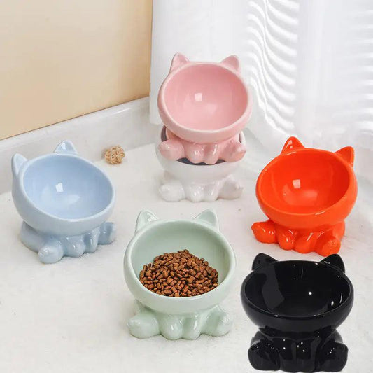 Ergonomic Ceramic Pet Bowl - MANDOTOS