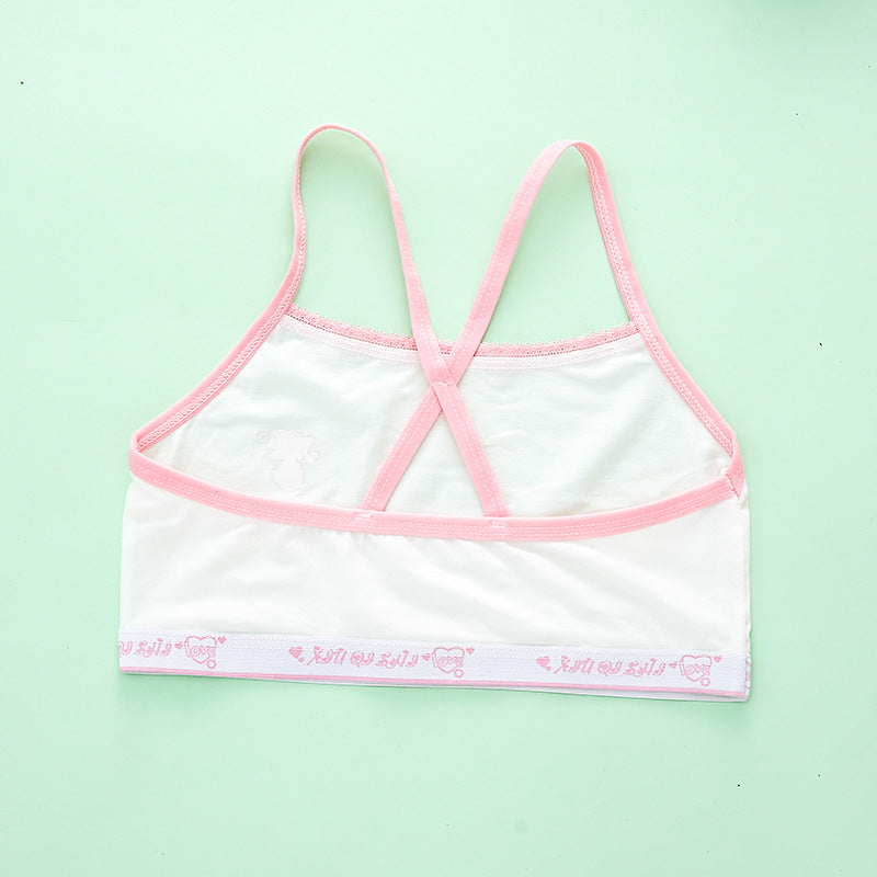 Ancient Energy girls' sports underwear vest for primary school students, lightweight and comfortable children's undergarment.