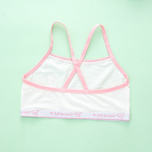 Ancient Energy girls' sports underwear vest for primary school students, lightweight and comfortable children's undergarment.