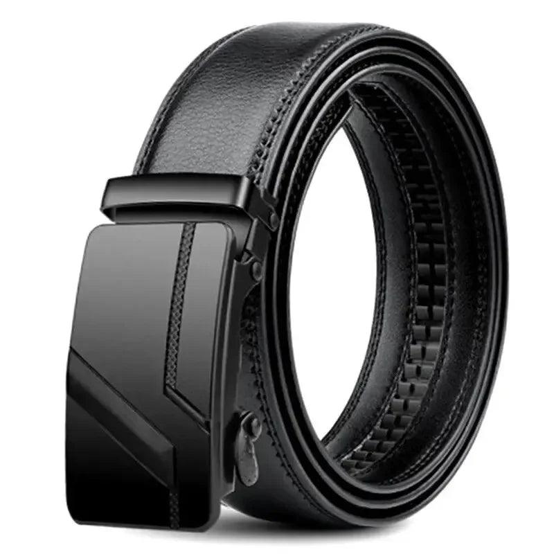 Fashion Business Men'S Belt Genuine Luxury Brand Belt Metal Buckle Belt High-Quality PU Leather Soft Belt With Cargo Pants Jeans - MANDOTOS