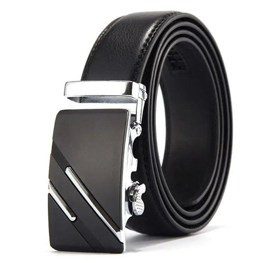 Fashion Business Men'S Belt Genuine Luxury Brand Belt Metal Buckle Belt High-Quality PU Leather Soft Belt With Cargo Pants Jeans - MANDOTOS