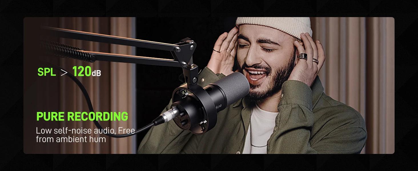 🎤 Elevate Your Voice with FIFINE K688 USB/XLR Dynamic Microphone - MANDOTOS