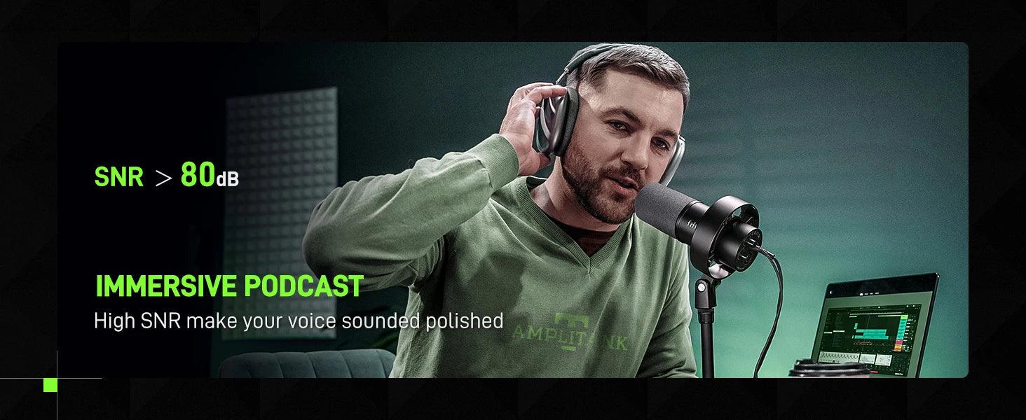 🎤 Elevate Your Voice with FIFINE K688 USB/XLR Dynamic Microphone - MANDOTOS