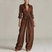 FitiqueFit solid color casual pants set for women, featuring comfortable fashion casualwear with a relaxed fit and stylish design.