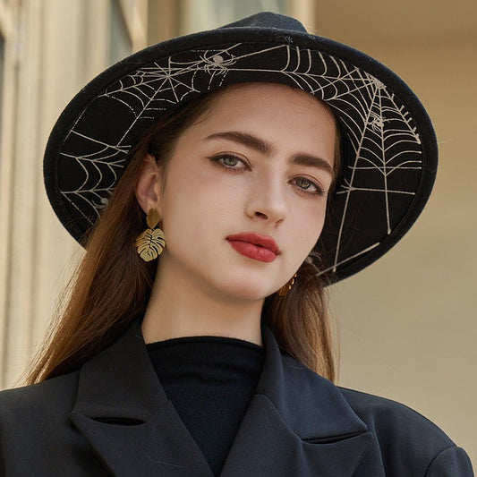 Vintage top hat by FitiqueFit, women's fashion hat in INS style, stylish and elegant hat perfect for fashion-forward outfits.
