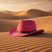 Unisex Western cowboy hat with ethnic style details, made by FitiqueFit, featuring a wide brim and traditional design.