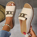 FitiqueFit chain wedge platform peep-toe sandals in five colors, EU sizes 36-45, stylish summer footwear with chunky heel.