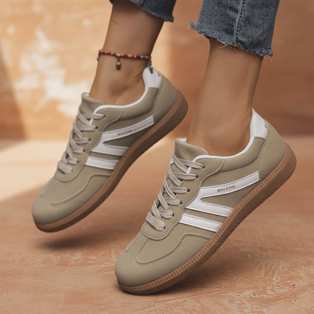 FitiqueFit women's lace-up low-top sneakers in various colors, EU sizes 36-42, designed for comfortable training and casual wear.