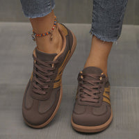 FitiqueFit women's lace-up low-top sneakers in various colors, athletic training shoes with comfortable fit and stylish design.