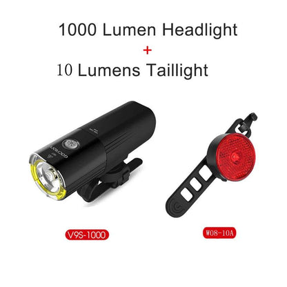GACIRON 400-1800 Lumens Bicycle Front Light USB Rechargeable Cycling Headlight Flashlight MTB Road Bike Waterproof LED Head Lamp - MANDOTOS