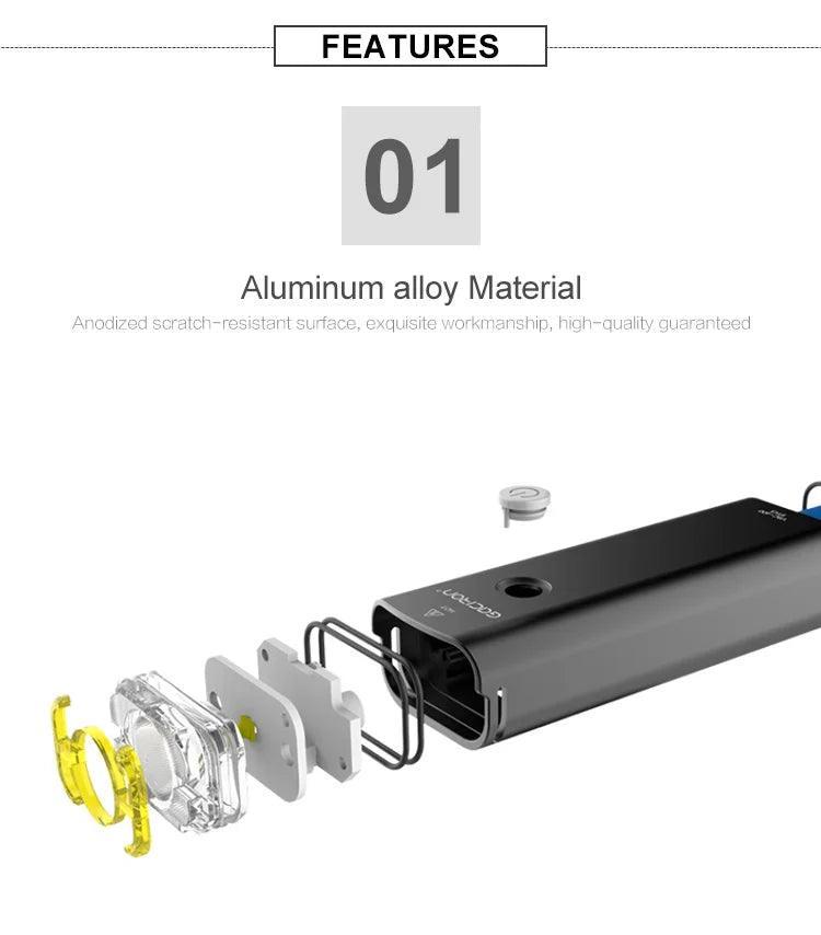 GACIRON 400-1800 Lumens Bicycle Front Light USB Rechargeable Cycling Headlight Flashlight MTB Road Bike Waterproof LED Head Lamp - MANDOTOS