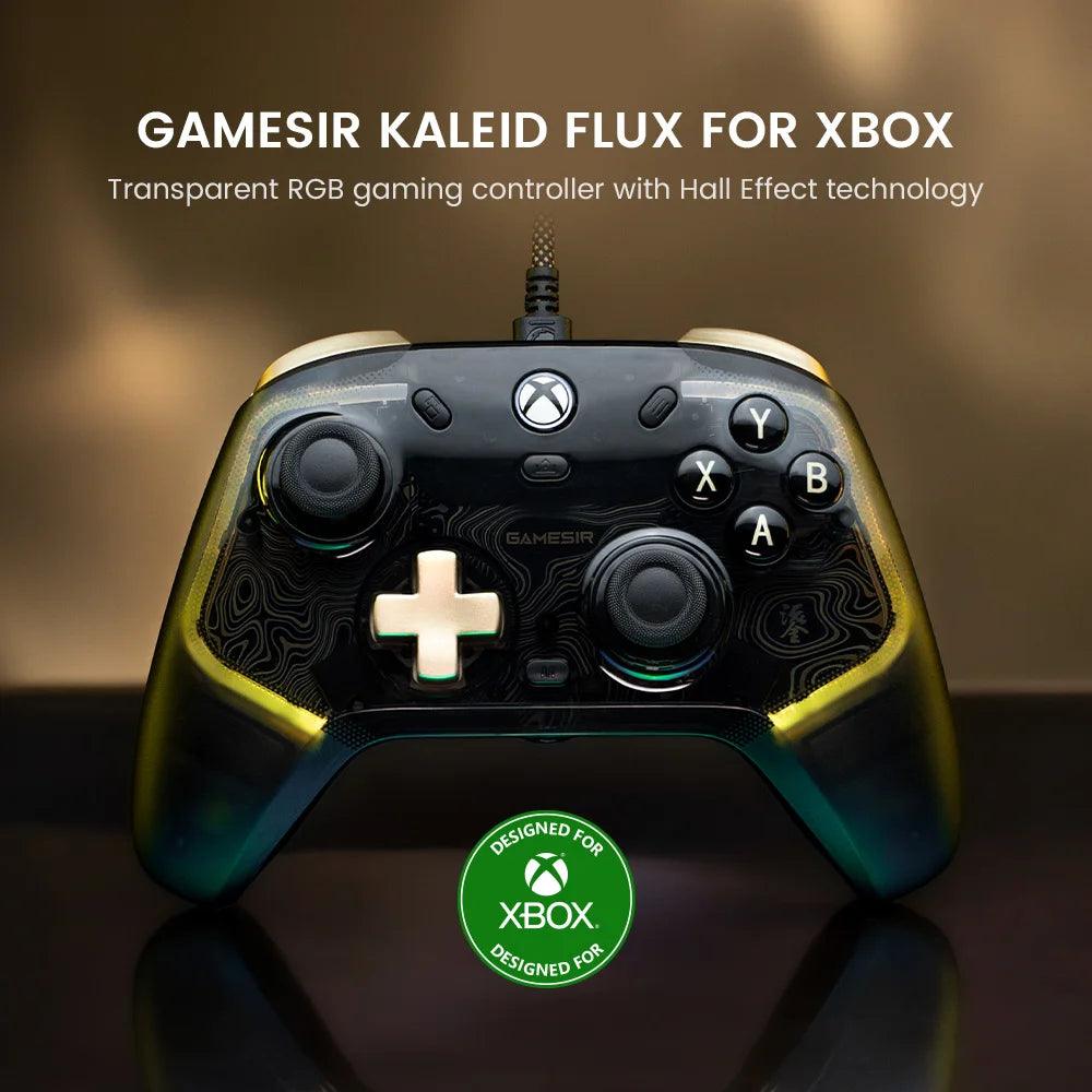 GameSir Kaleid Xbox Controller Wired Gamepad for Xbox Series X, Xbox Series S, Xbox One game console, with Hall Effect Joystick - MANDOTOS