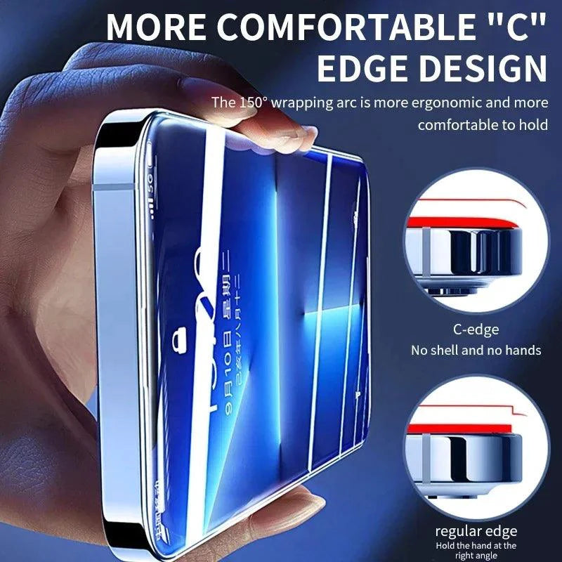 GDG YQ Store iShield tempered glass screen protectors 3-pack for iPhone 14, 13, 12, 11, 15 Pro Max, Mini, XR, X, XS Max, 7, 8 Plus, 16