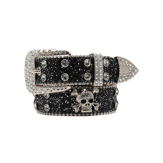 Glitzy Skull Fashion Belt - MANDOTOS