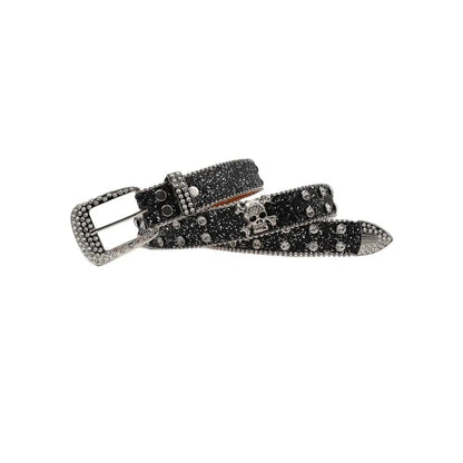 Glitzy Skull Fashion Belt - MANDOTOS