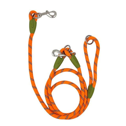 GlowGuide Reflective Nylon Dog Leash - MANDOTOS