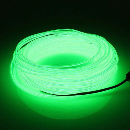 Glowing EL Wire Neon Tube Strings for Decor with Controller - MANDOTOS