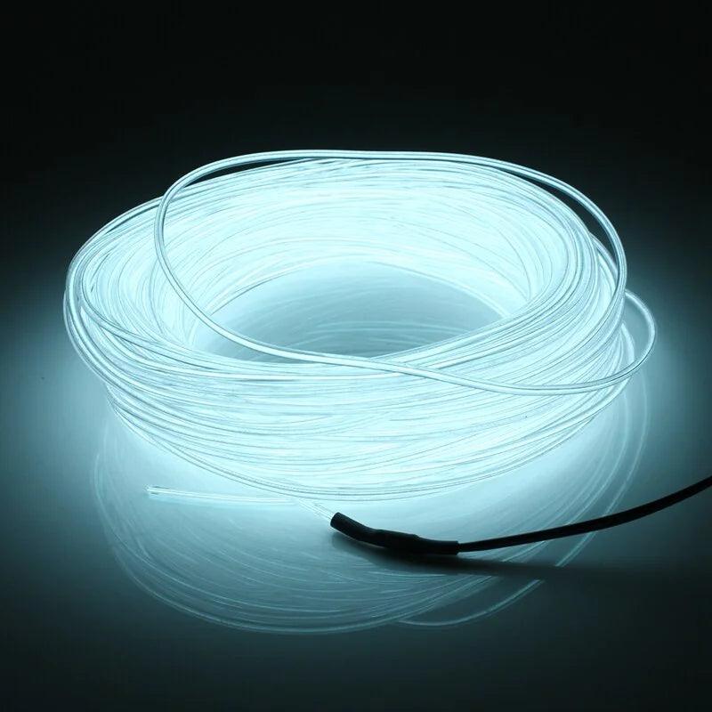 Glowing EL Wire Neon Tube Strings for Decor with Controller - MANDOTOS