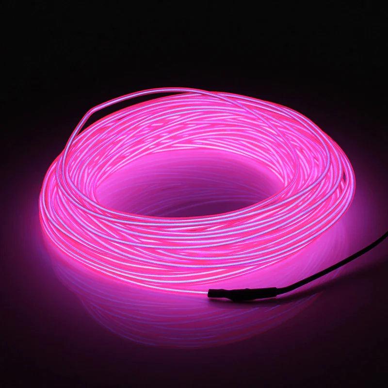 Glowing EL Wire Neon Tube Strings for Decor with Controller - MANDOTOS