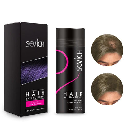 Hair Building Fibers Keratin Thicker Anti Hair Loss Products Concealer Refill Thickening Hair Fiber Powders Growth sevich 25g - MANDOTOS