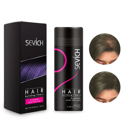 Hair Building Fibers Keratin Thicker Anti Hair Loss Products Concealer Refill Thickening Hair Fiber Powders Growth sevich 25g - MANDOTOS