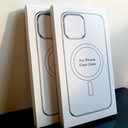 Hard Crystal Original Magnectic Case For iPhone 13 12 11 14 15 16Pro Max XSMAX XR SE 7 8Plus For Magsafe Wireless Charging Cover - MANDOTOS