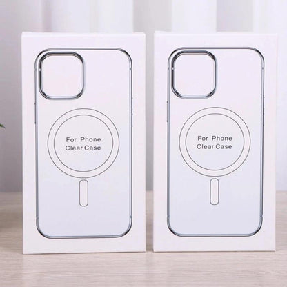 Hard Crystal Original Magnectic Case For iPhone 13 12 11 14 15 16Pro Max XSMAX XR SE 7 8Plus For Magsafe Wireless Charging Cover - MANDOTOS