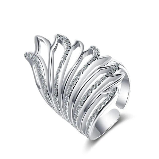 Heavenly Diamond Wing Ring - MANDOTOS