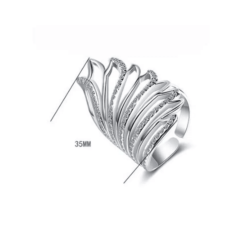 Heavenly Diamond Wing Ring - MANDOTOS