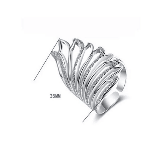 Heavenly Diamond Wing Ring - MANDOTOS