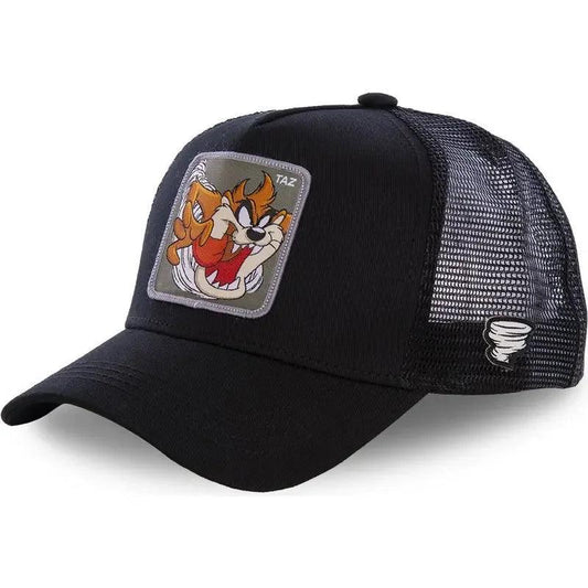Hot Sale Unisex Anime Cartoon Cap High Quality Embroidered Patch Draw Baseball Cap Male Female Trucker Hat Mesh Hats Sun Hat - MANDOTOS