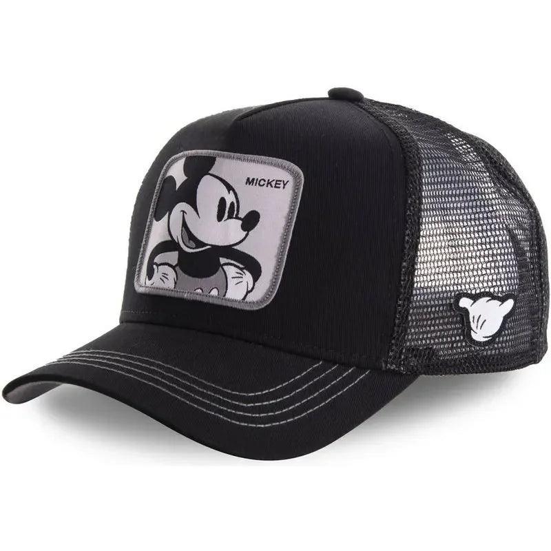 Hot Sale Unisex Anime Cartoon Cap High Quality Embroidered Patch Draw Baseball Cap Male Female Trucker Hat Mesh Hats Sun Hat - MANDOTOS