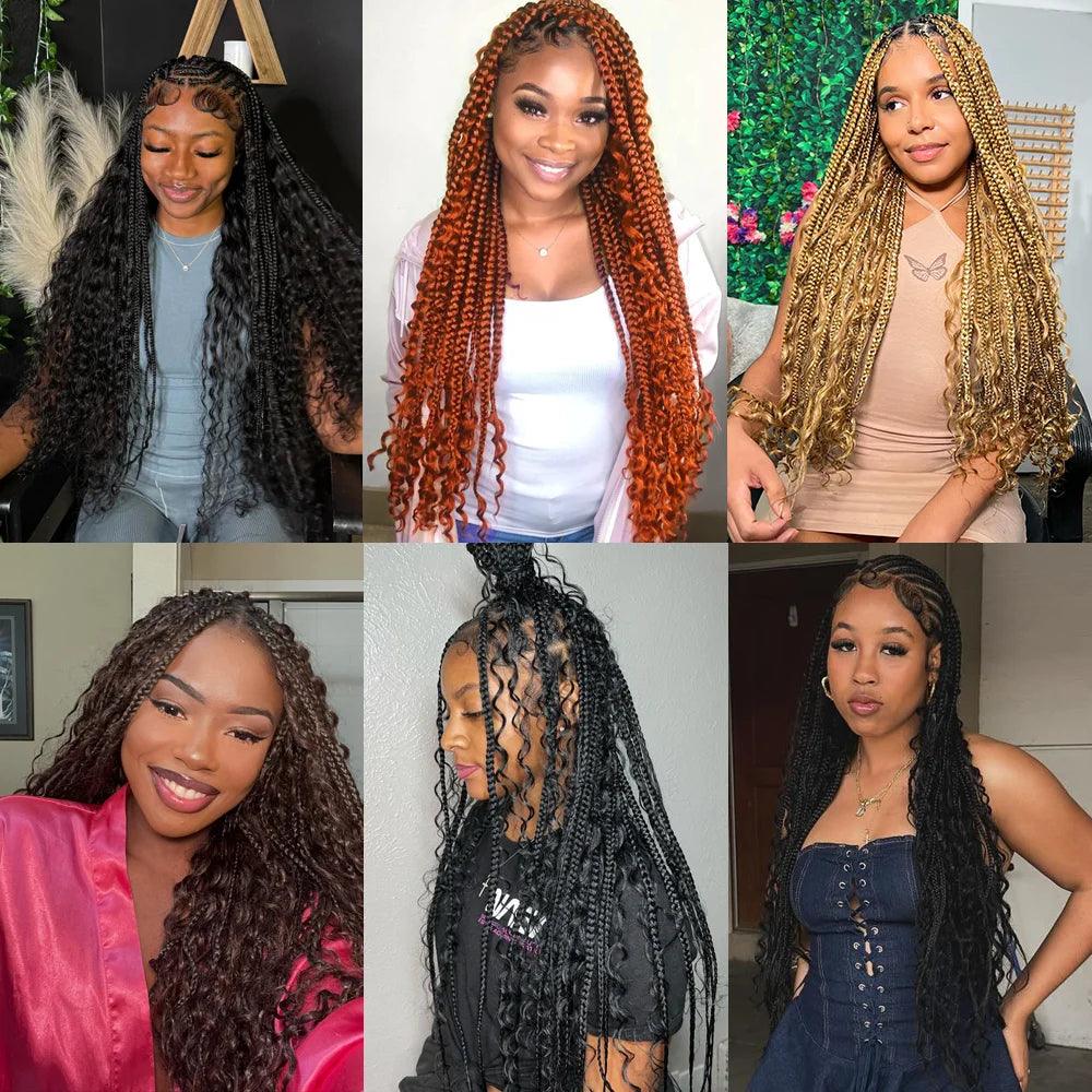 Human Braiding Hair 1 Bundle 20 Inch Human Hair Bundles for Braiding Highlight P4/27 Color Deep Wave Bulk Human Hair Bundles - MANDOTOS