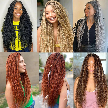 Human Braiding Hair 100g Deep Wave Human Hair Bulk for Braiding No Weft Curly Human Hair Extensions for Boho Braids - MANDOTOS