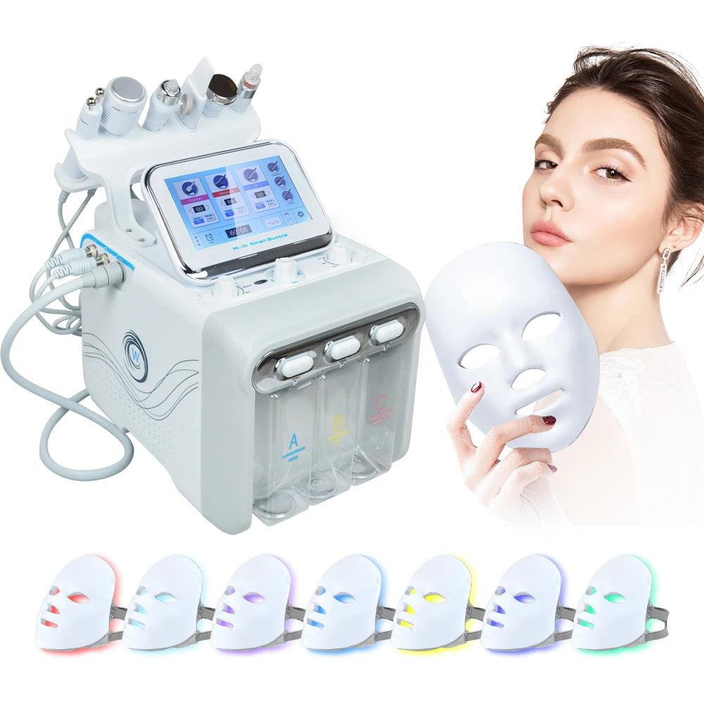 Hydro Water Oxygen Jet Peel Machine Oxy Spray Facial Machine Face Cleaning RF Lifting Dermabrasion Skin Care Beauty Device Spa - MANDOTOS
