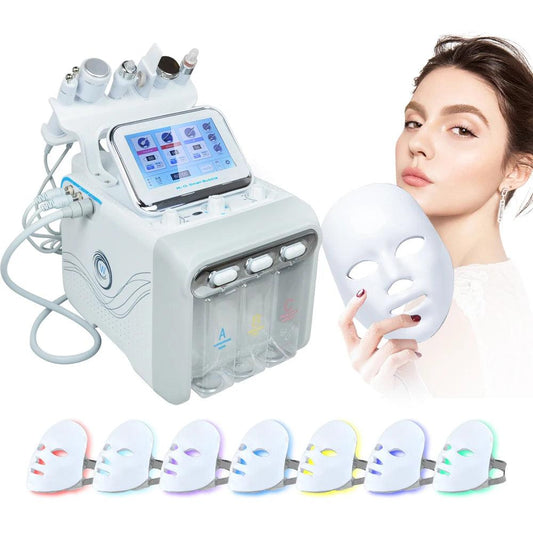 Hydro Water Oxygen Jet Peel Machine Oxy Spray Facial Machine Face Cleaning RF Lifting Dermabrasion Skin Care Beauty Device Spa - MANDOTOS