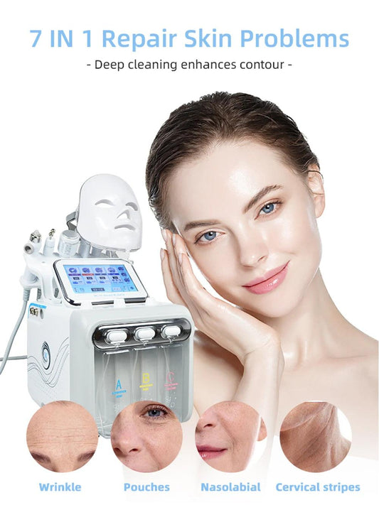 Hydro Water Oxygen Jet Peel Machine Oxy Spray Facial Machine Face Cleaning RF Lifting Dermabrasion Skin Care Beauty Device Spa - MANDOTOS